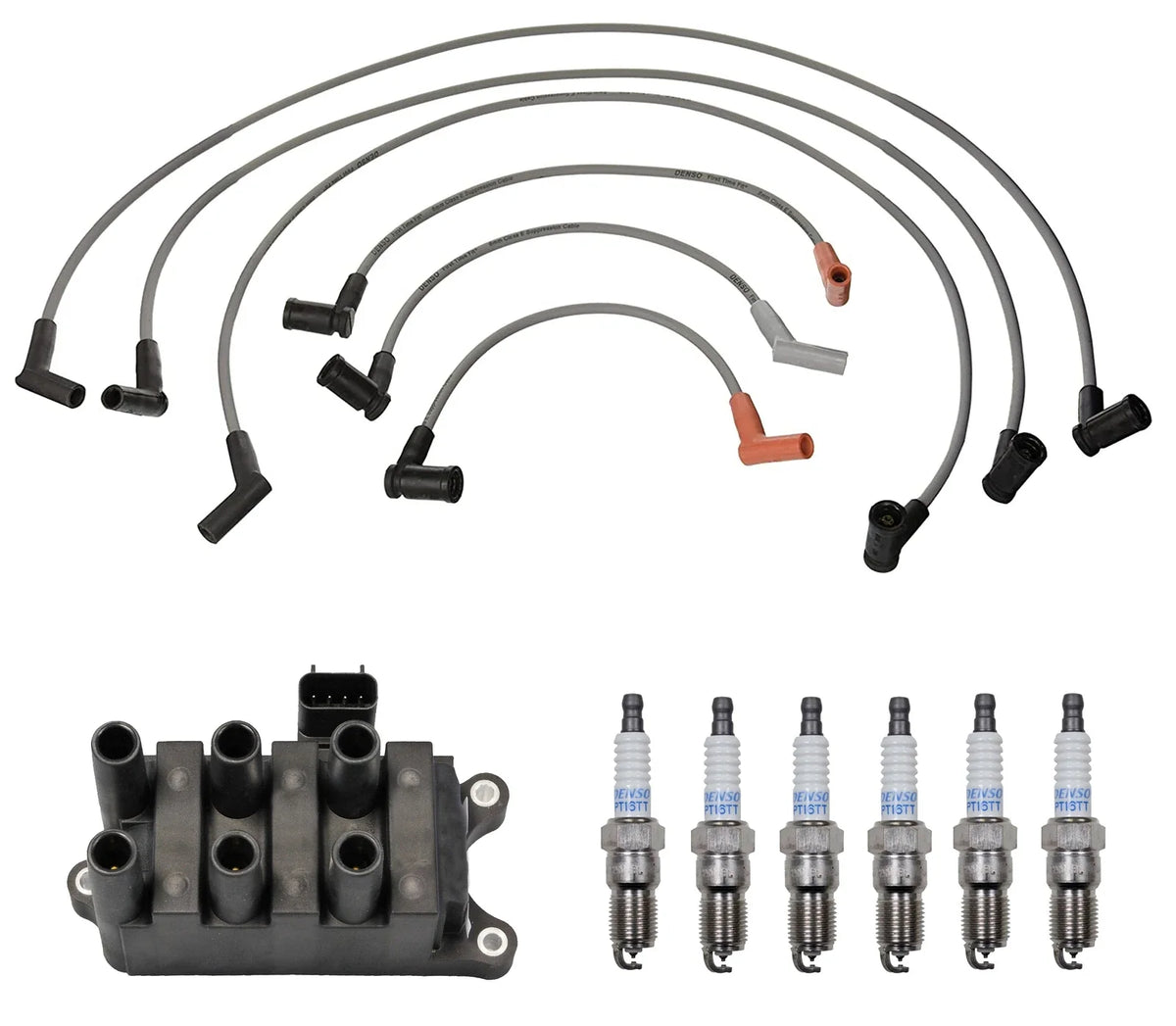 Denso Ignition Coil Wire Set 6 for Ford F-150 (1997–2003)