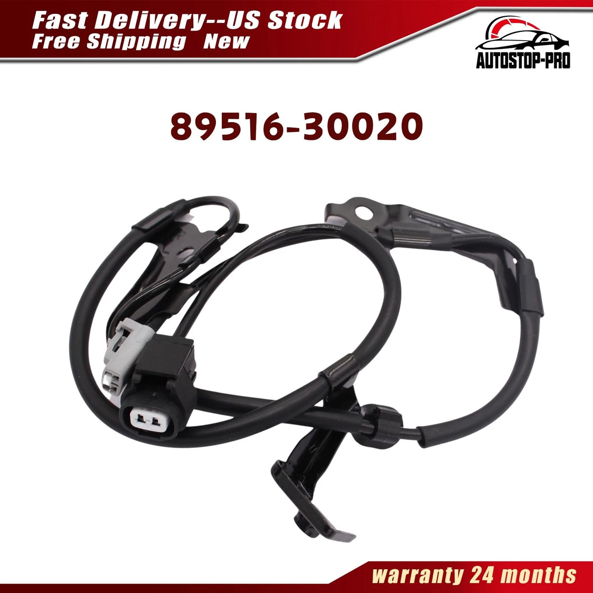 Front Right ABS Sensor Cable for Lexus GS350 IS250 IS350 (2006–2014) 89516-30020, 89516-30150