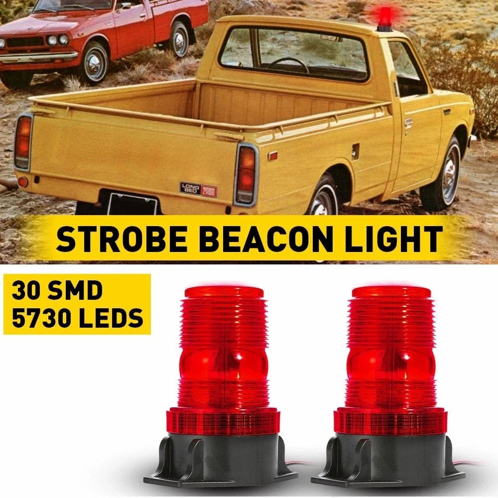 2X LED Amber/Red/Blue Strobe Lights for Truck/Forklift
