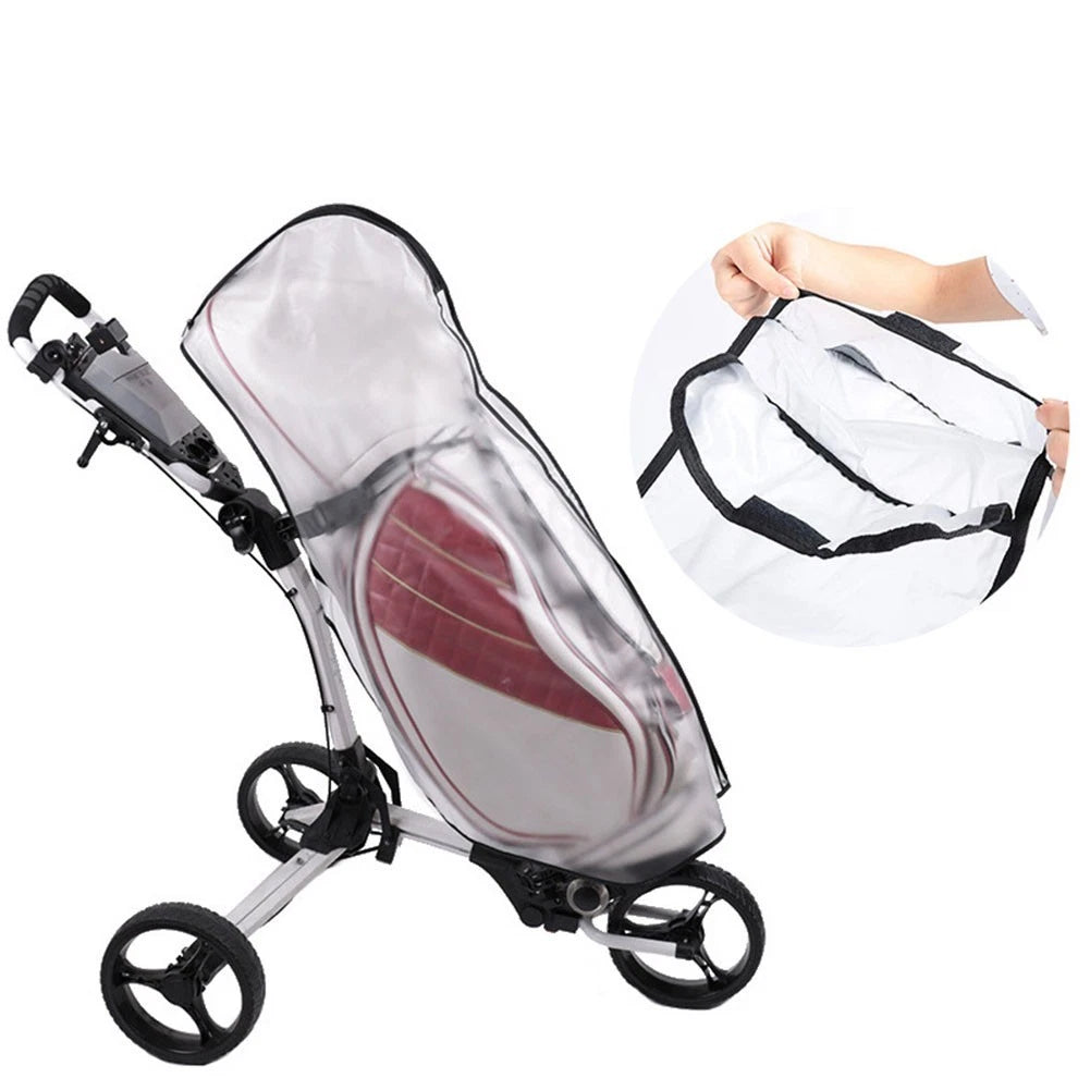 Transparent Golf Bag Rain Cover for Push Carts (2010–2023)
