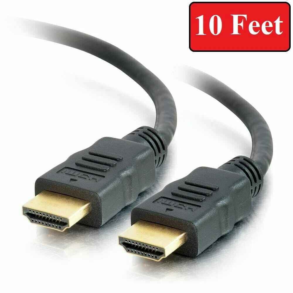 10FT HDMI Cable for Blu-ray, DVD, PS3, Xbox, HDTV, LCD, Laptop