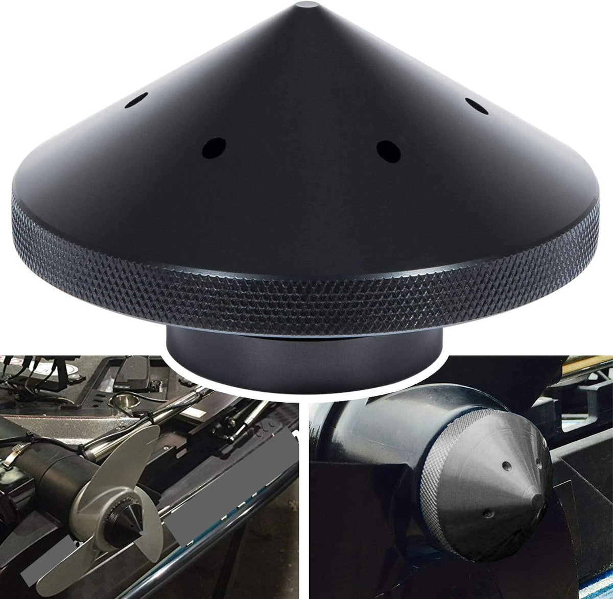 Eliminator Trolling Motor Prop Nut for MinnKota lb Models (Black)
