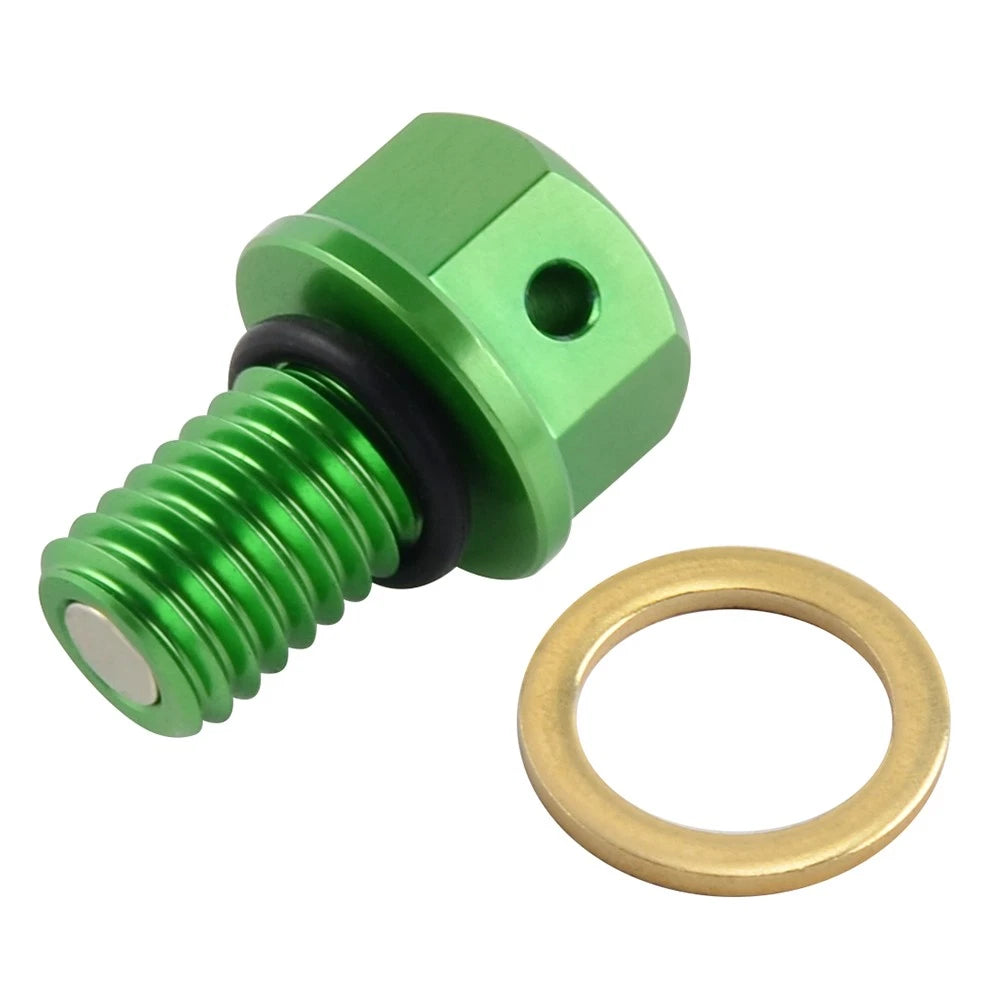 CNC Engine Oil Drain Plug Washer for Kawasaki KX 65 85 100 125 250 500 250F 450F
