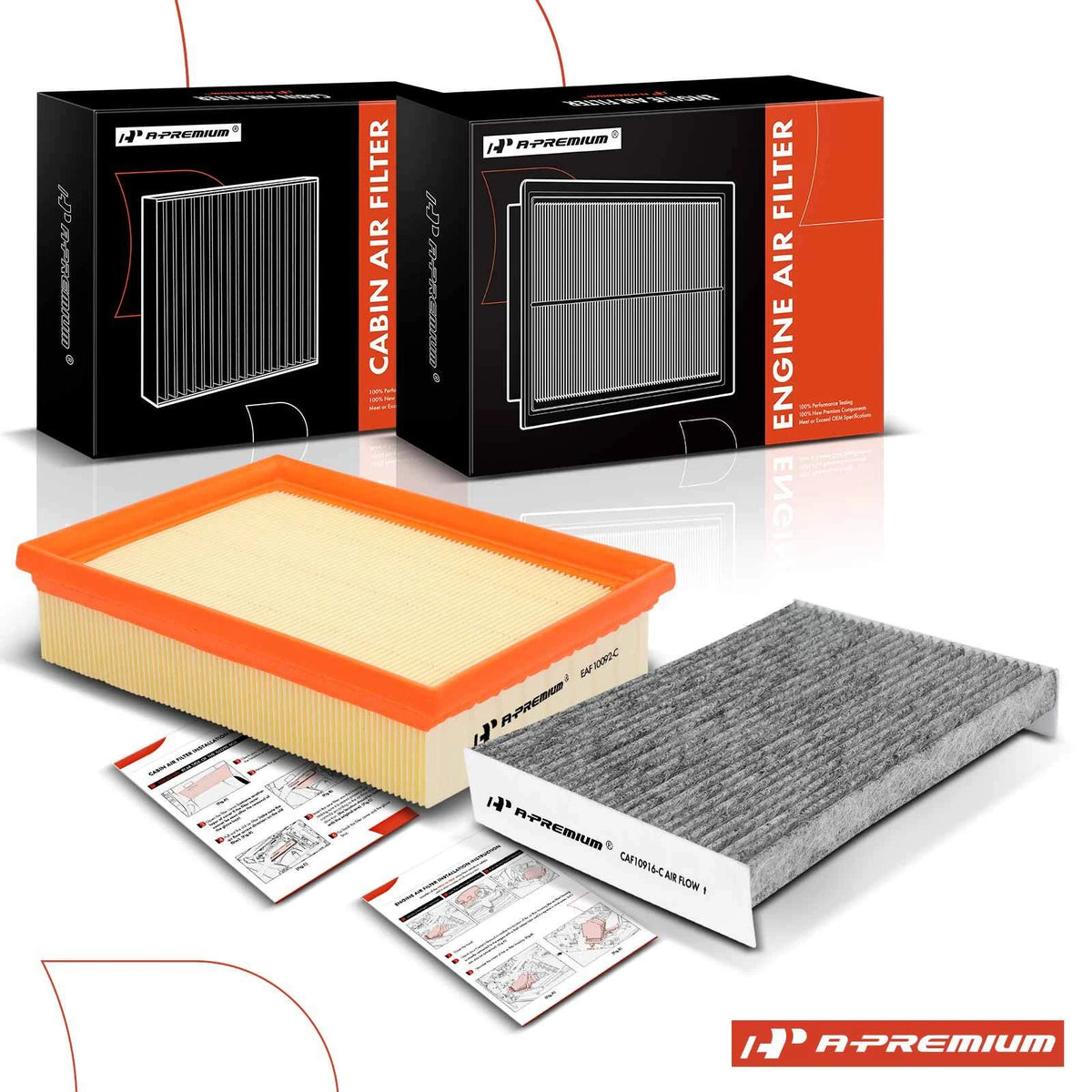 Activated Carbon Cabin Air Filter for Mercury Milan (2010–2011) - CA10092, CF11174, C36099