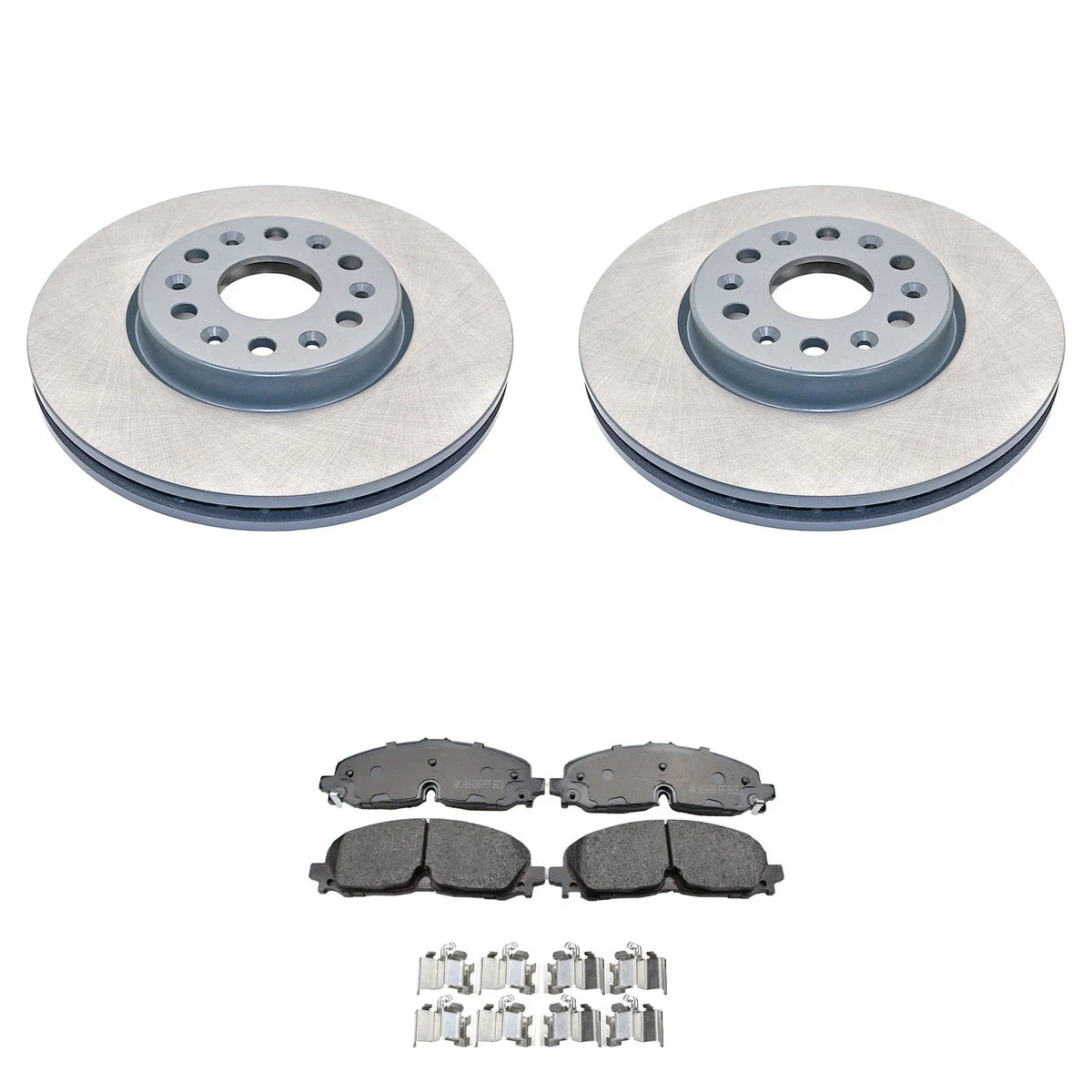 Front Rotors & Akebono ProACT Ceramic Brake Pads Kit for Blazer Traverse (2002–2023)