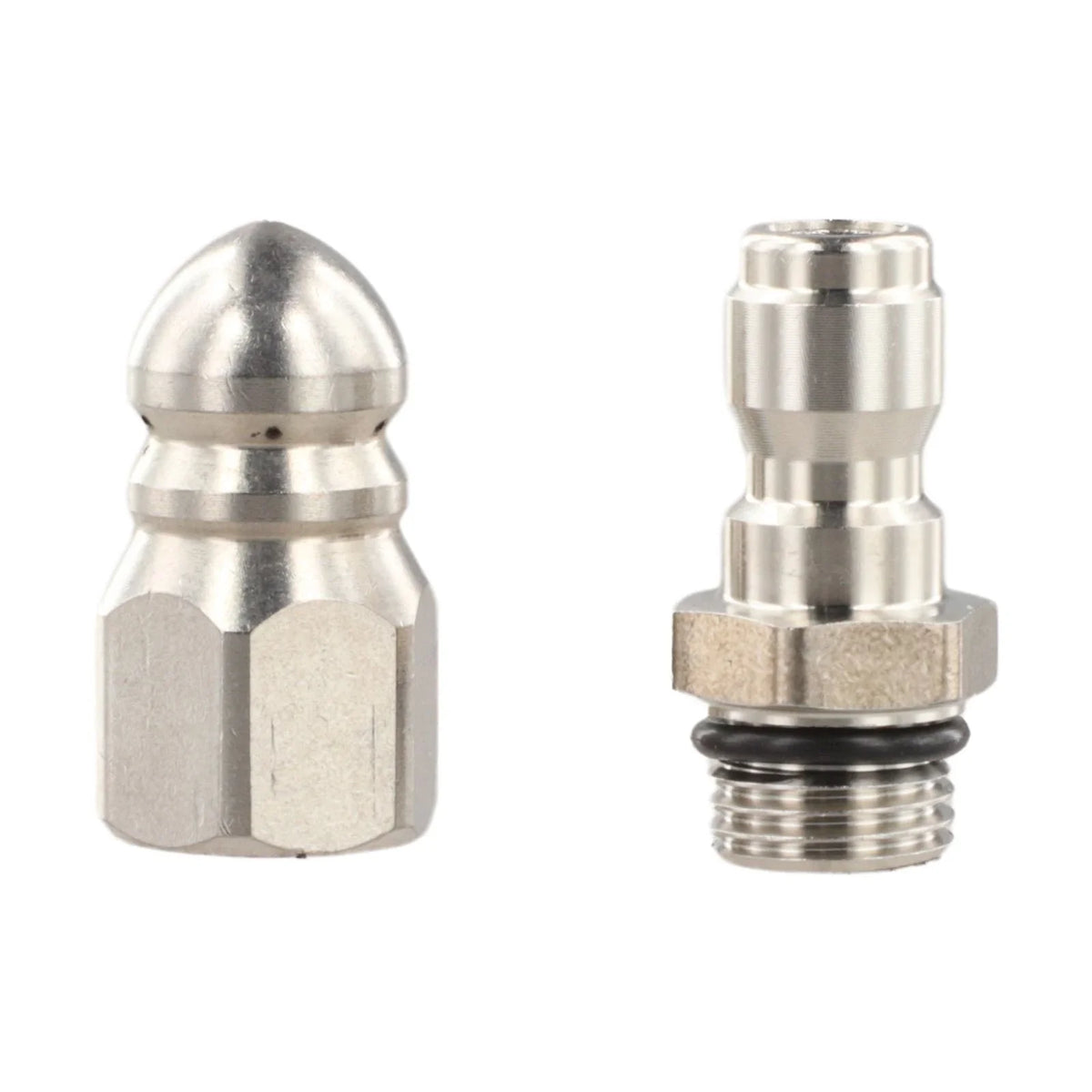 Stainless Steel Sewer Jet Nozzle Set for Effective Pipe Cleaning (5000 PSI)