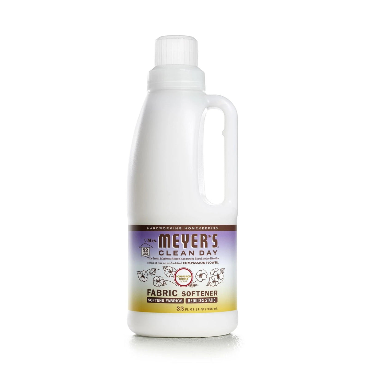 Liquid Fabric Softener for MRS. MEYER'S CLEAN DAY (32 Fl Oz)
