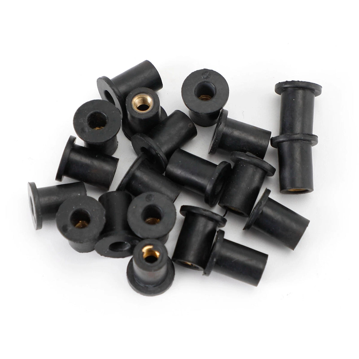 Pack of 20 Rubber Well Nuts for Fairing & Screen Fixing - M525-A081