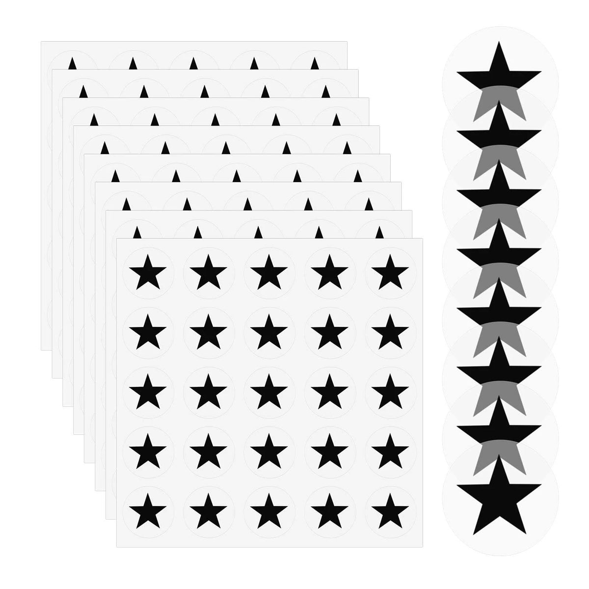 200pcs Premium Star Stickers for Football Helmets
