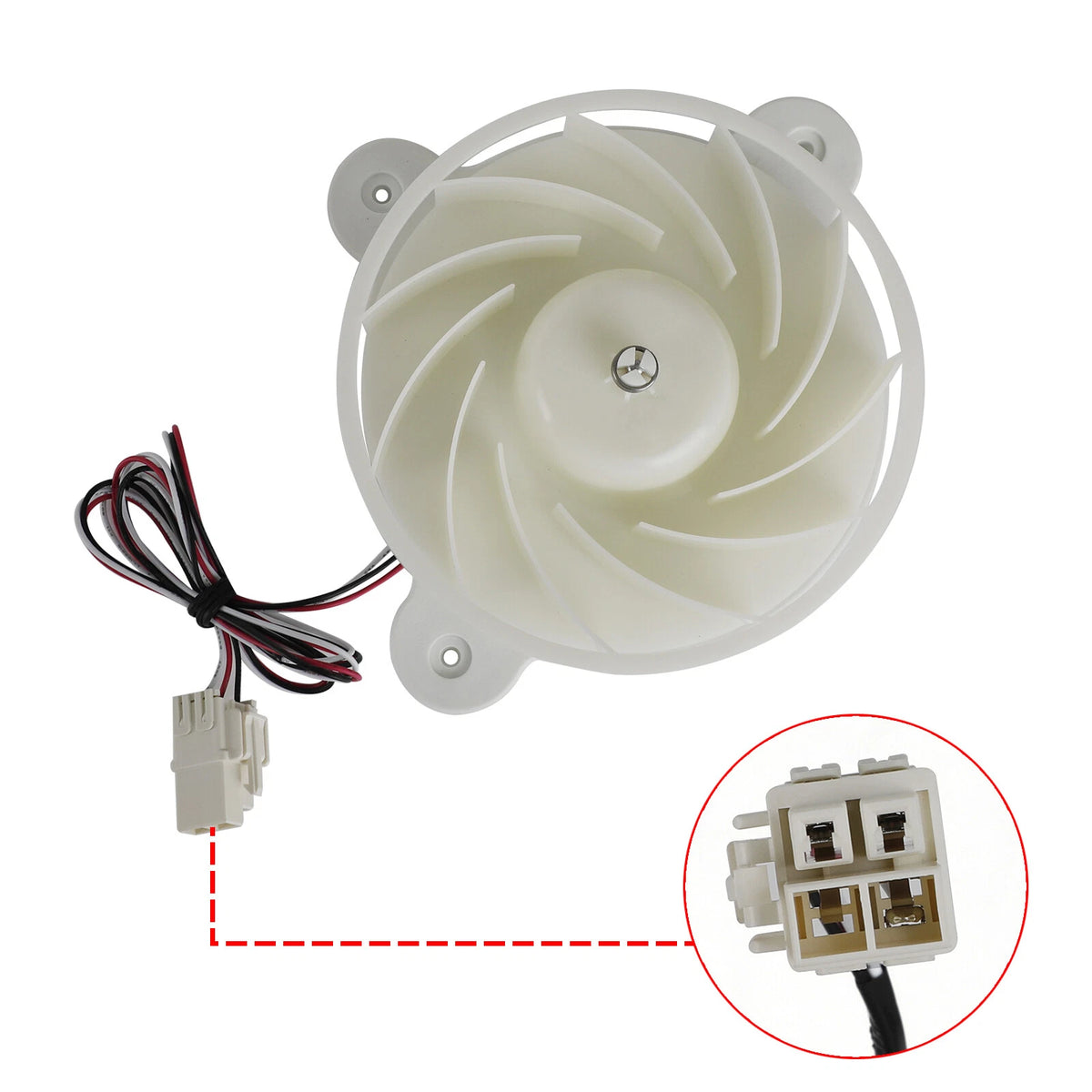 Fridge Freezing Fan Motor for Samsung (DC12V, ZWF-30-3)