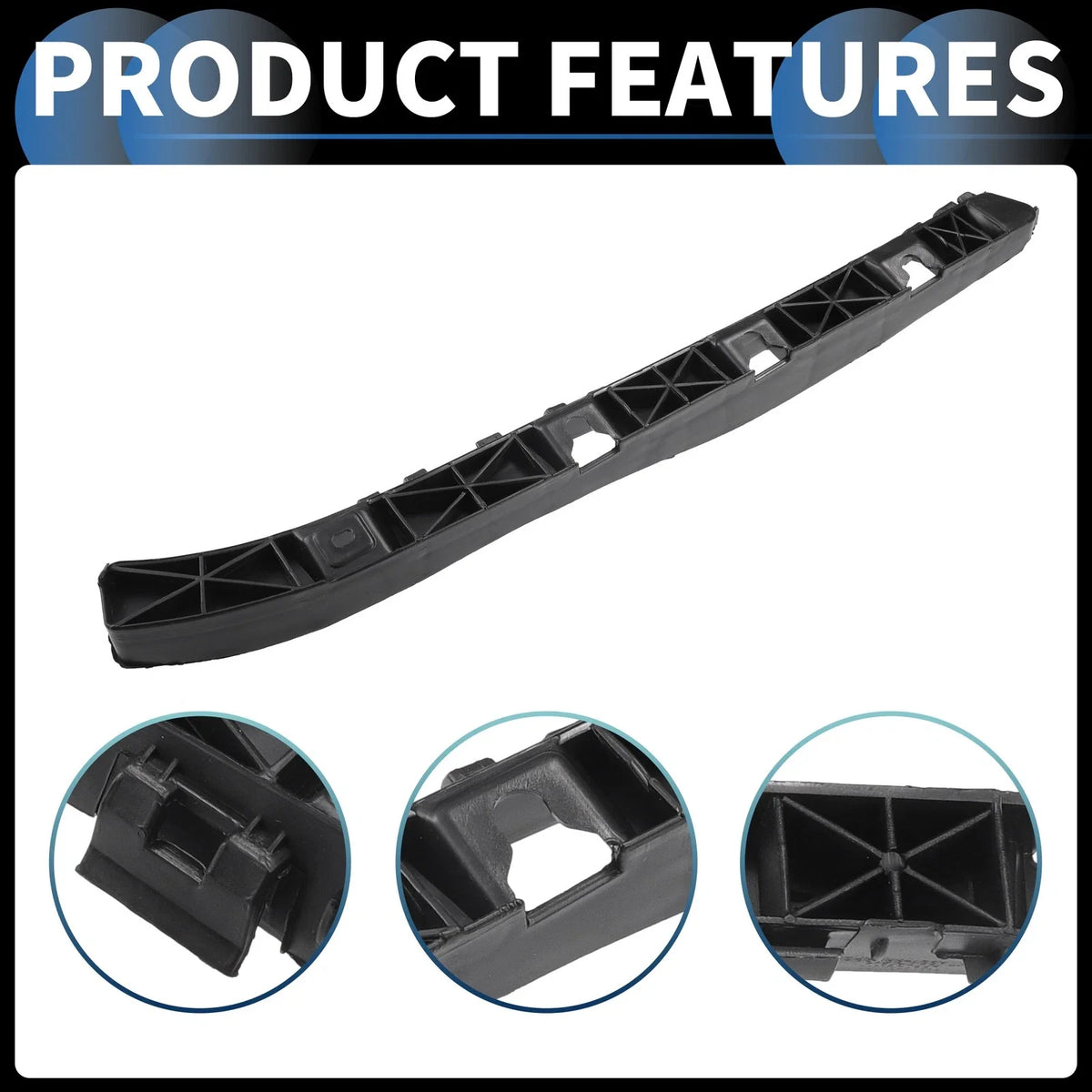 1 Pair Rear Bumper Retainer Bracket No.866133X000 for Hyundai Elantra (2011–2016)