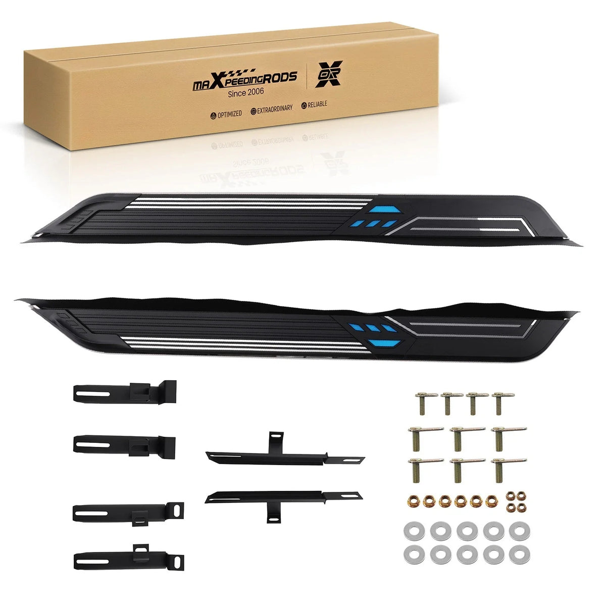 Side Steps Nerf Bars for Jeep Grand Cherokee (2011–2021) Non-Slip