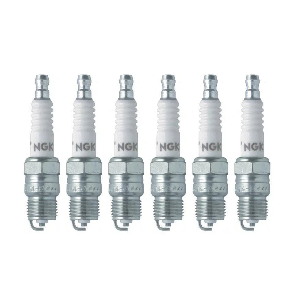 NGK Spark Plug Set (6 Pieces) for Racing (Gap 0.020)