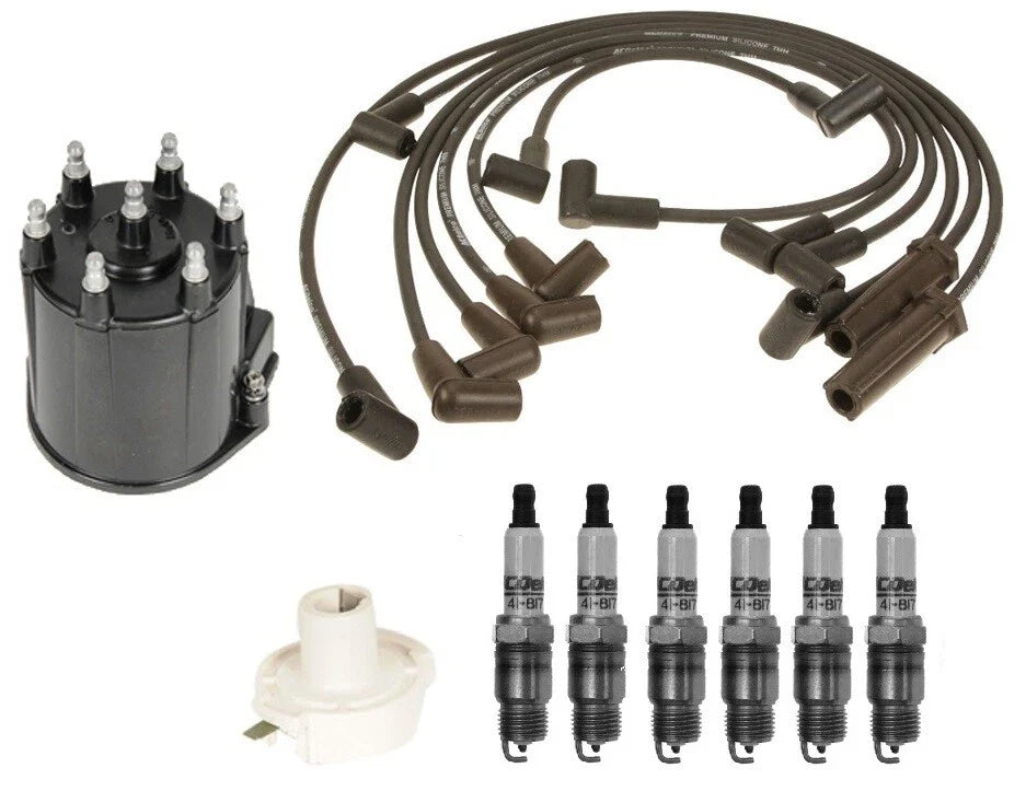 ACDelco Ignition Kit for GMC Typhoon V6 (1992–1993) - Rotor, Cap, Wires, Plugs