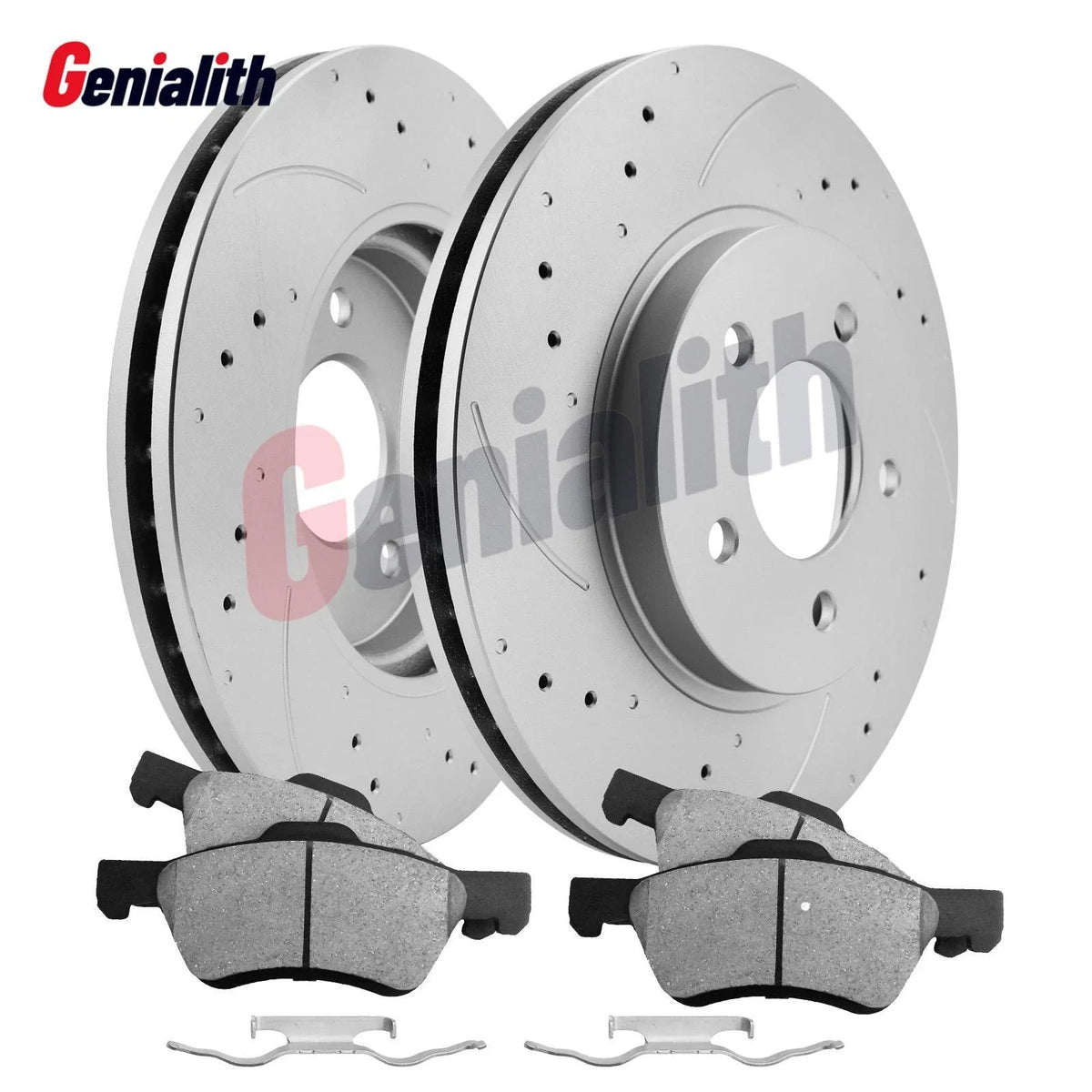 Front Drilled Rotors & Brake Pads for Ford Escape (2005–2010)