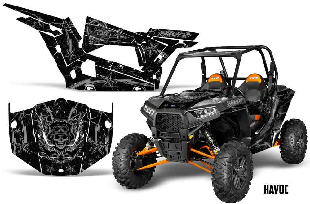 UTV Graphics Decals Stickers for Polaris RZR 1000 XP 2-Door (2013–2018)