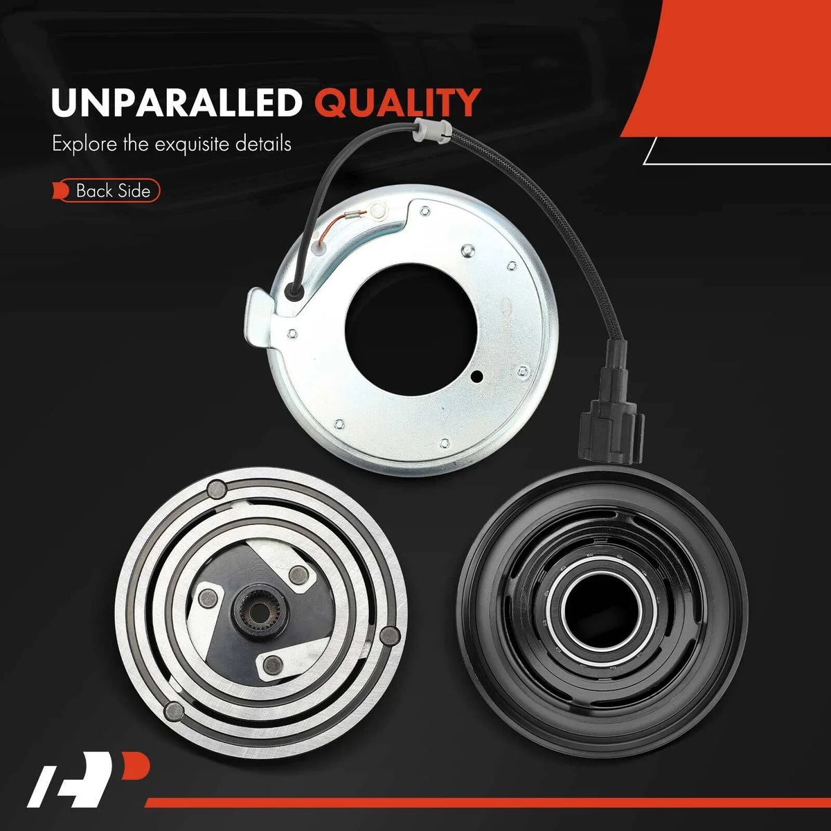 A/C Compressor Clutch Kit with 4-Groove Pulley for Nissan 350Z (2003–2005)