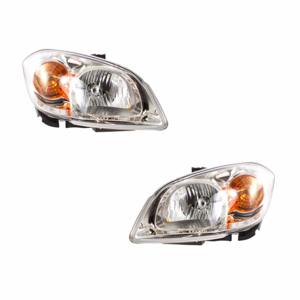 Headlight Assembly Pair for Pontiac G5 (2007–2009) LLX-PAIR-GM2502251V-CL360A71, GM2502251