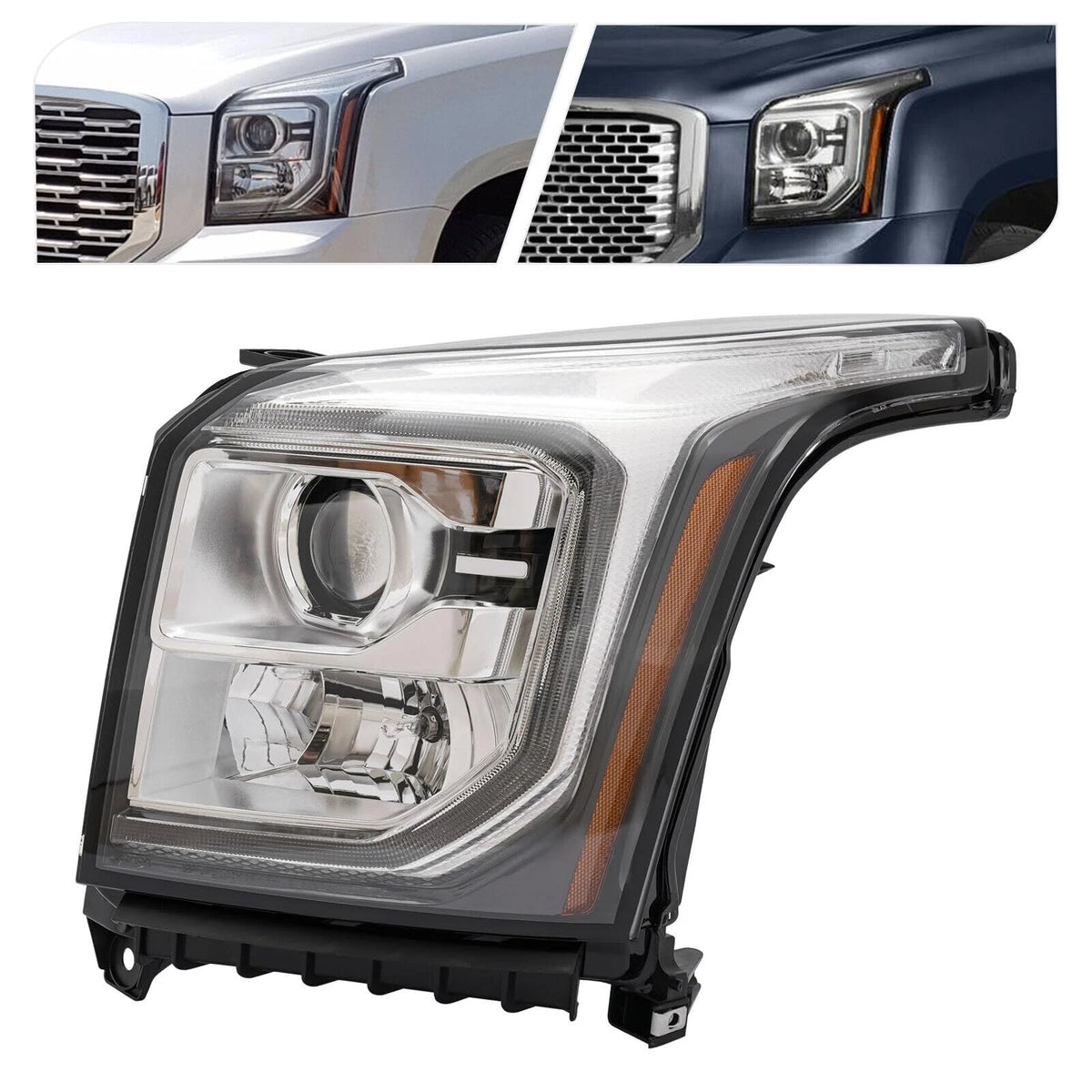 HID Xenon Headlight for GMC Yukon/Yukon XL (2015–2020) Driver LH