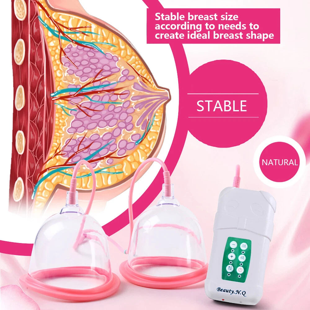 Electric Vacuum Pump for Breast Enlargement C/D Cup