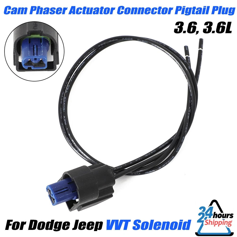 Cam Phaser Actuator Connector Pigtail for Dodge Jeep 3.6L (2011–2020)