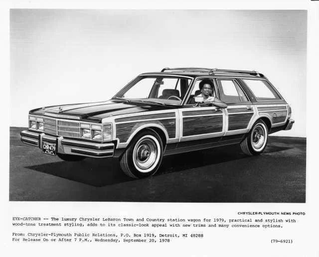 Press Photo for Chrysler LeBaron Town and Country Station Wagon (1979)