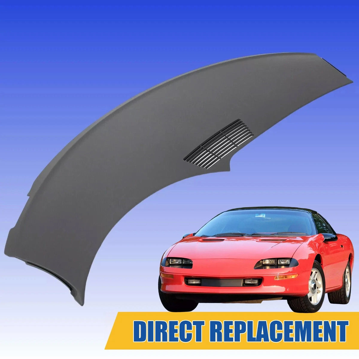 Molded Dash Pad for Chevy Camaro (1993–1996) w/Defrost Louvers