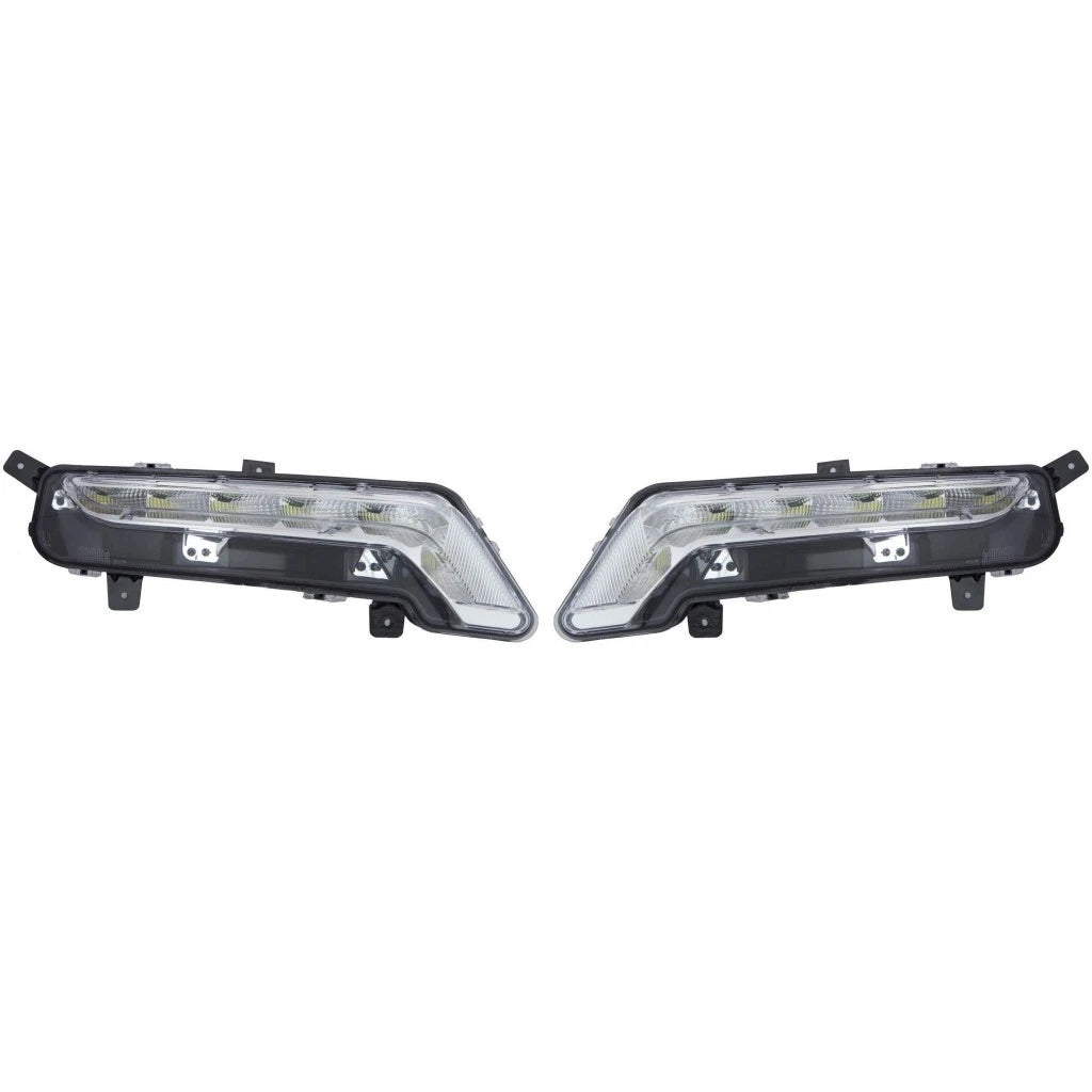 Daytime Running Light Pair for Chevy Impala (2016–2020) PLX-M0-335-1615L-AS-CL360A55, GM2562102, GM2563102