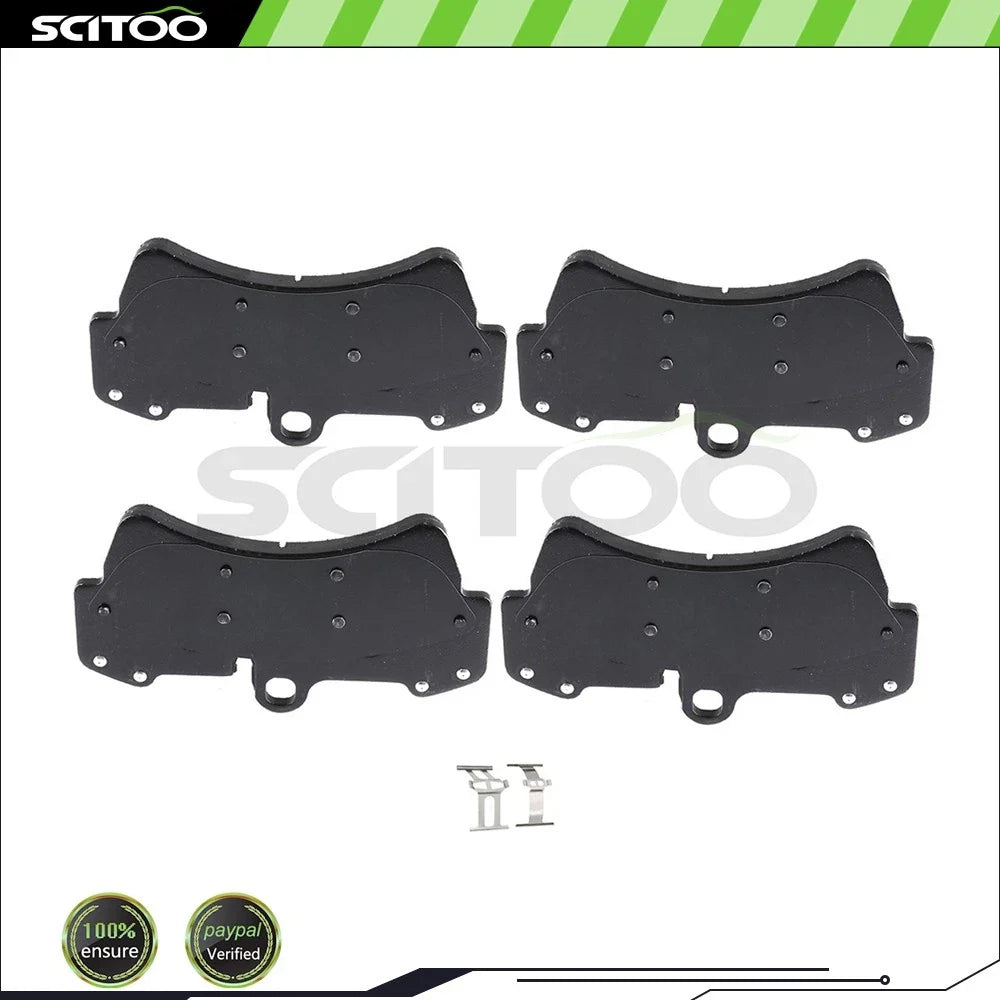 Front Low Dust Metallic Brake Pads for Audi Q7 (2007–2015) & Porsche Cayenne GTS (2008–2010)