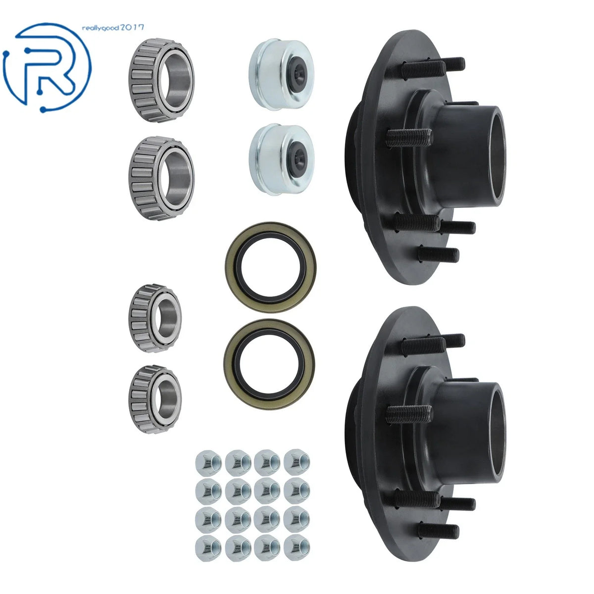 8 Lug Idler Hub Kit 8 on 6.5 for 7000 lbs Axle Trailer
