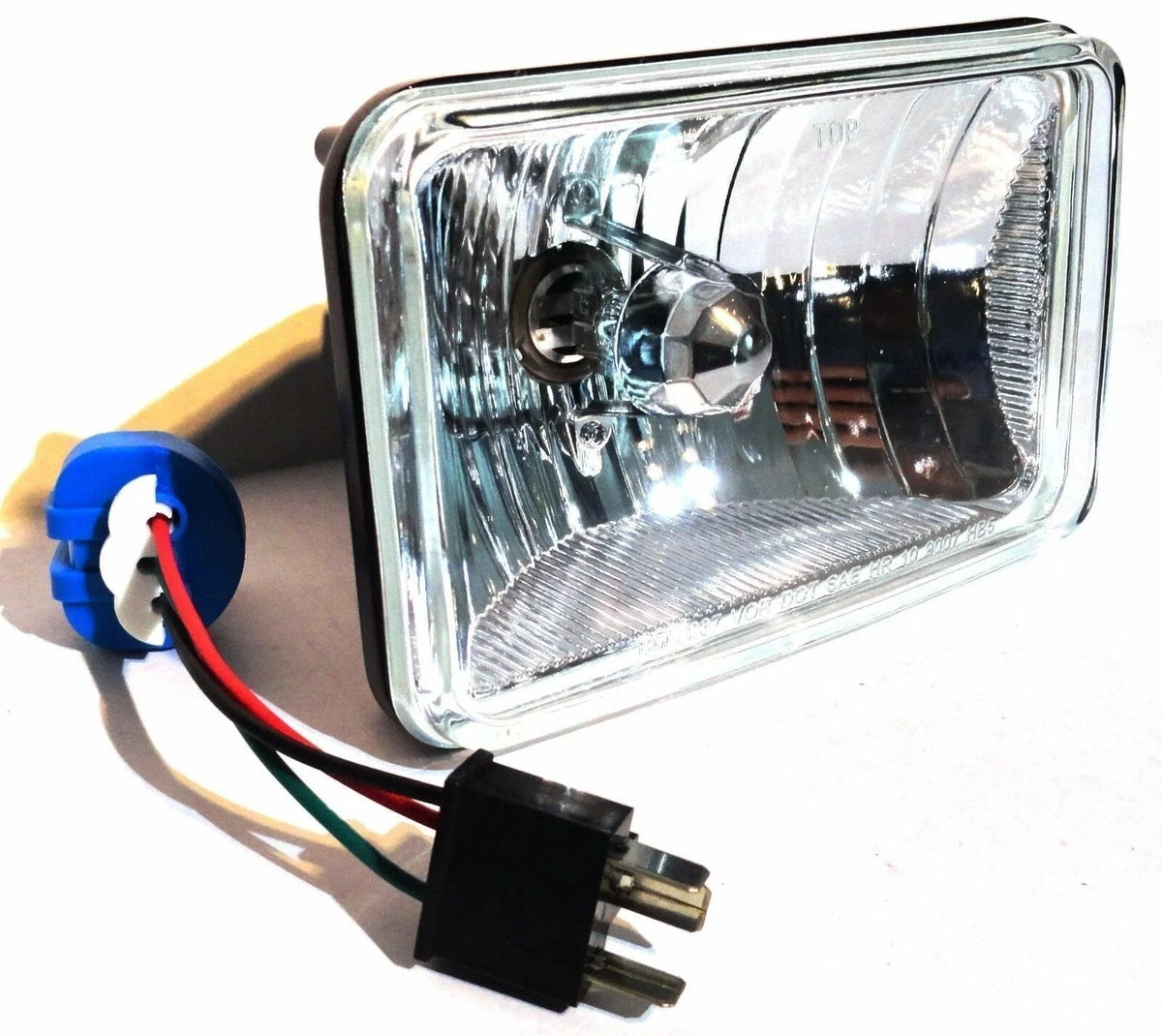 6X Crystal Halogen Low Beam Headlight for (Replaces H4656, 31388)