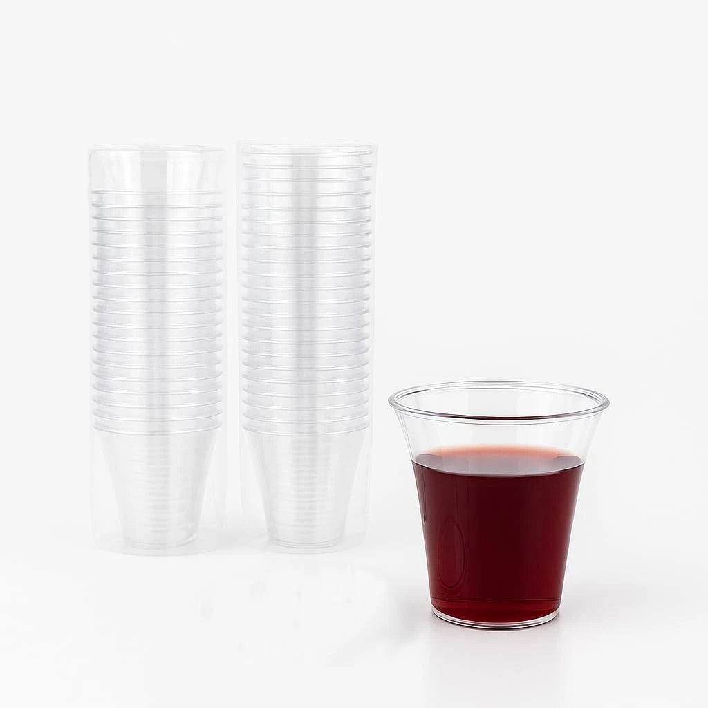 100 Clear Disposable Communion Cups for Standard Use