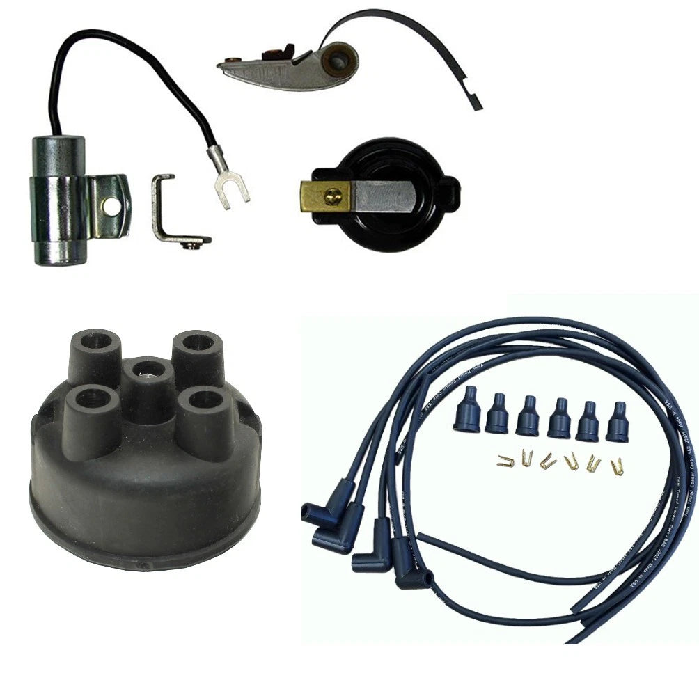 Tune Up Kit with Distributor Cap & Spark Plug Wires for International Harvester