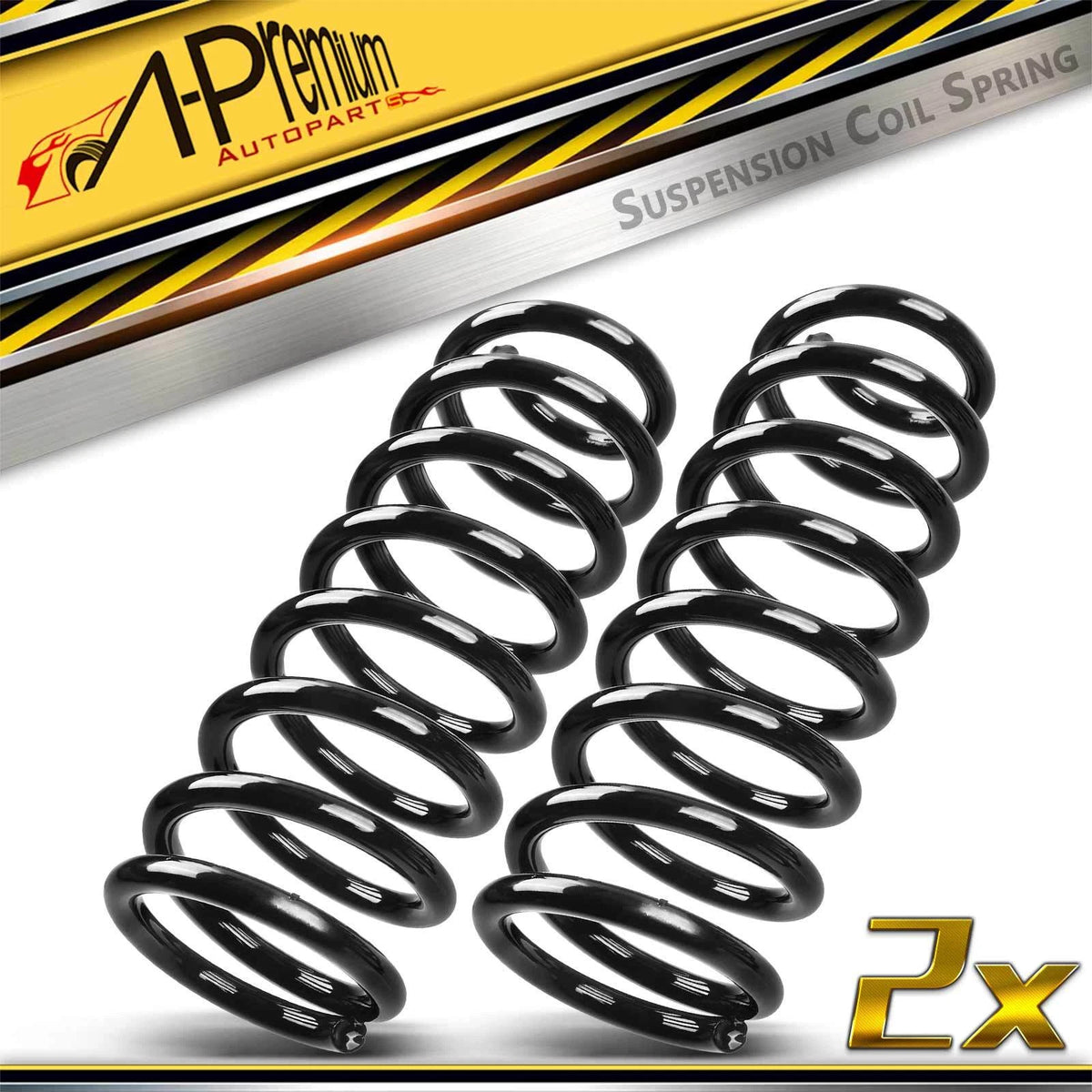 2X Rear Side Coil Springs for Toyota Corolla XRS (2005–2006) 4823102471, 80645