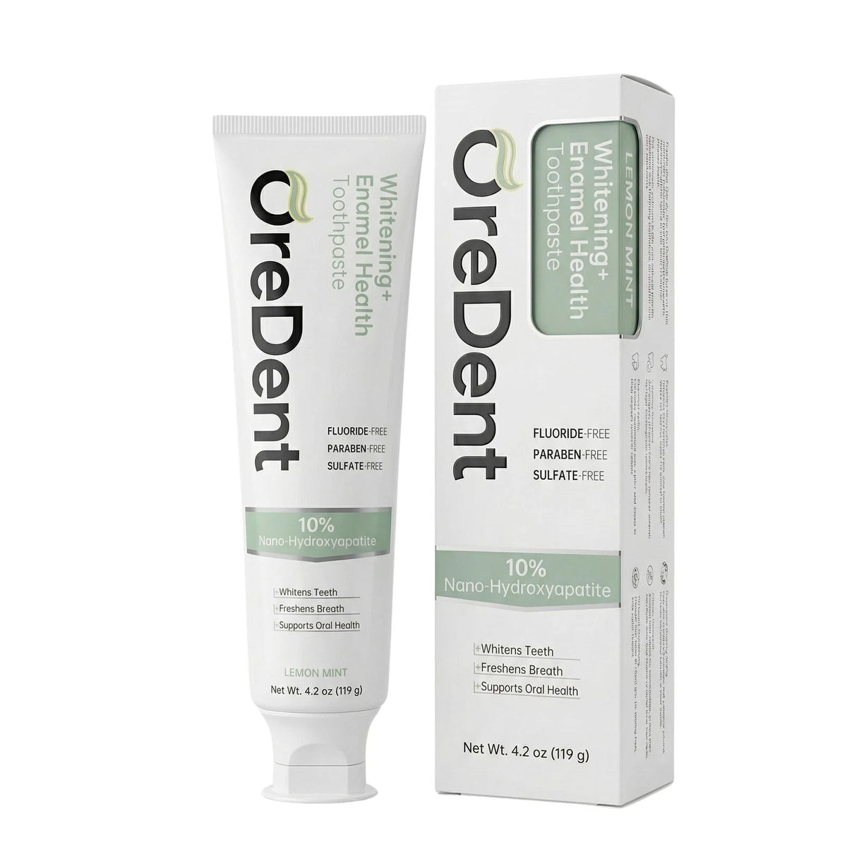Fluoride Free Nano Hydroxyapatite Whitening Toothpaste 4.2 oz (Pack of 1)