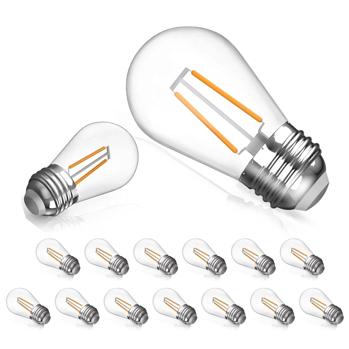 15 Pack Replacement LED Bulbs for Various Applications (Soft White)