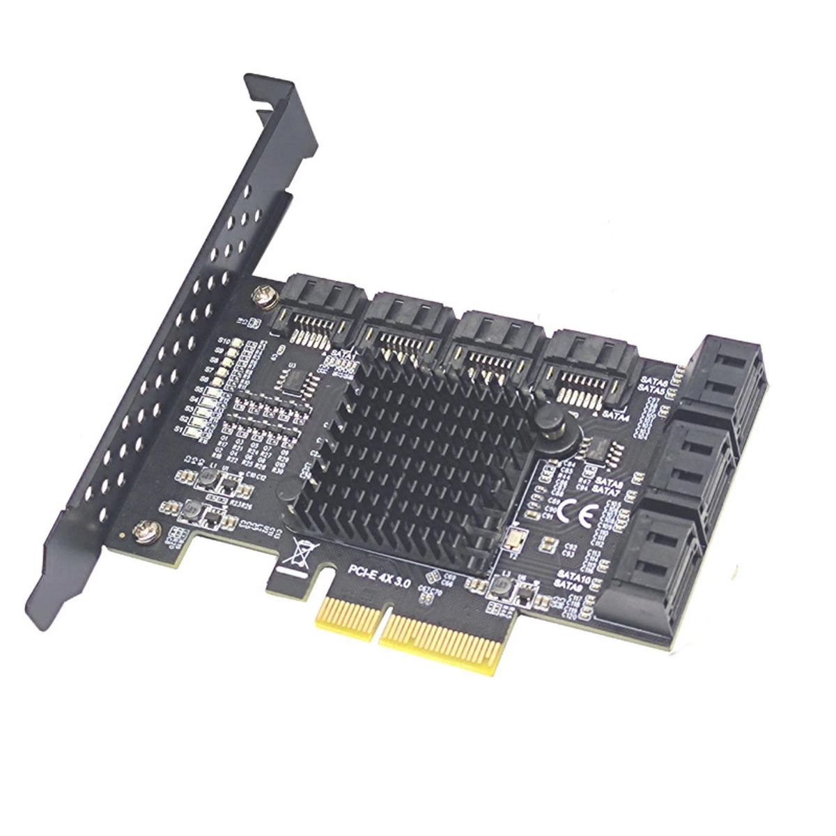 6 Port PCI-E Expansion Card Adapter for ASMedia