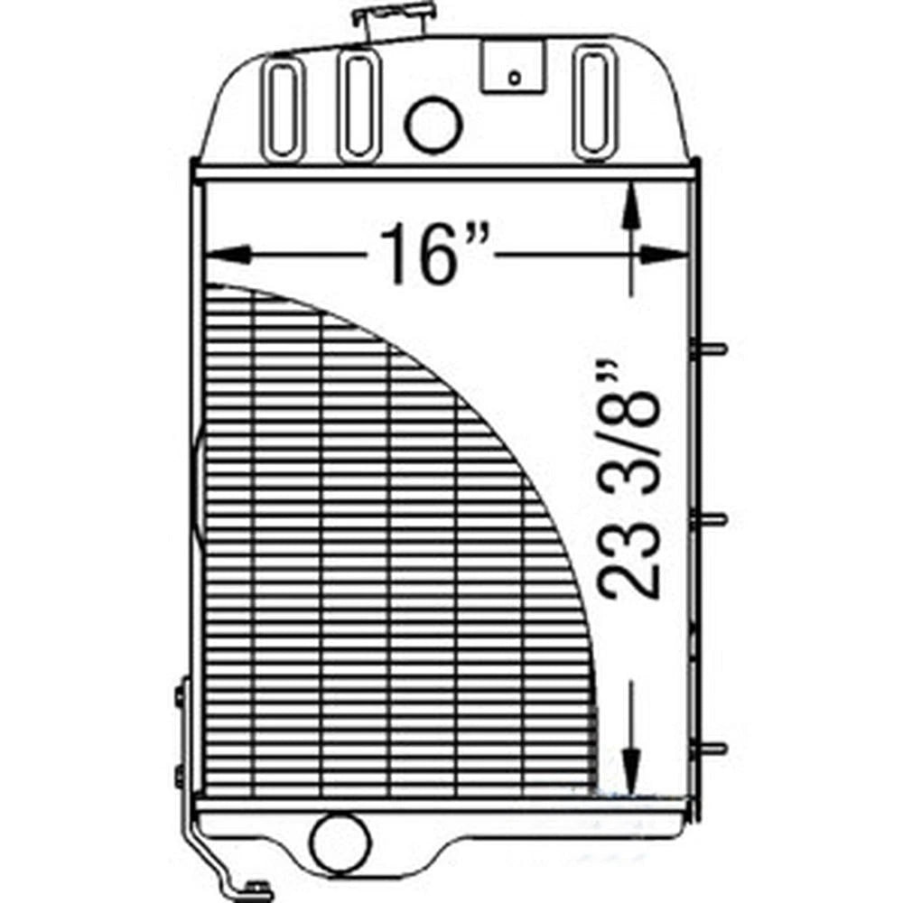 Radiator for John Deere 2840, 3030, 3120, 3130
