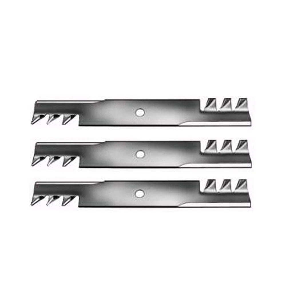 3 Toothed Mulching Blades for John Deere Scotts Mower 46" Cut