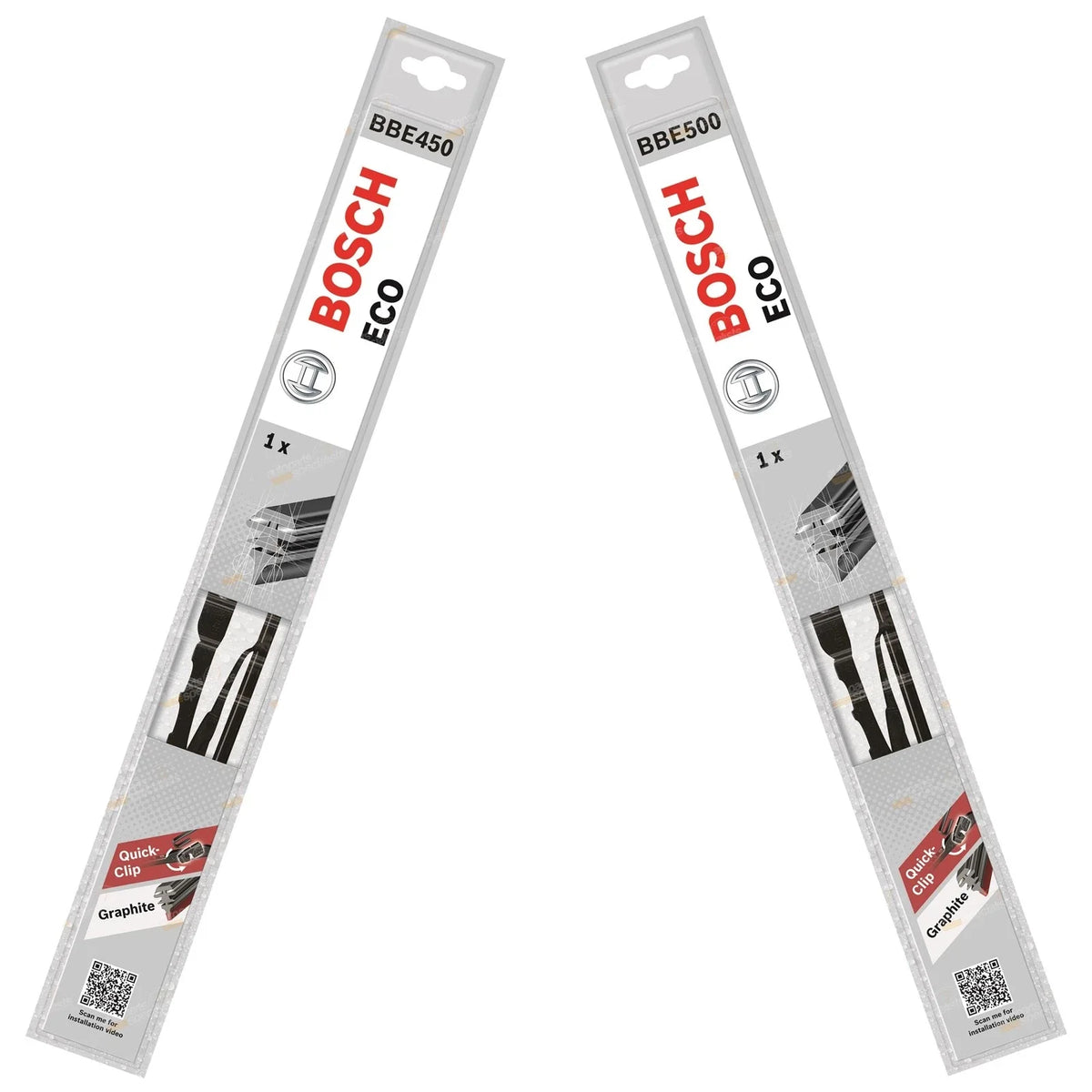 Pair Front Eco Wiper Blades for Nissan Cefiro V6 2.0L (1988 - 1994)