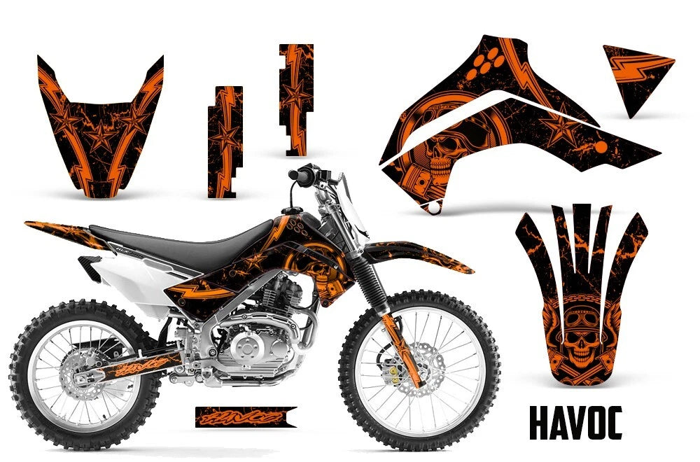 Graphic Stickers Decals for Kawasaki KLX140 (2008–2019)