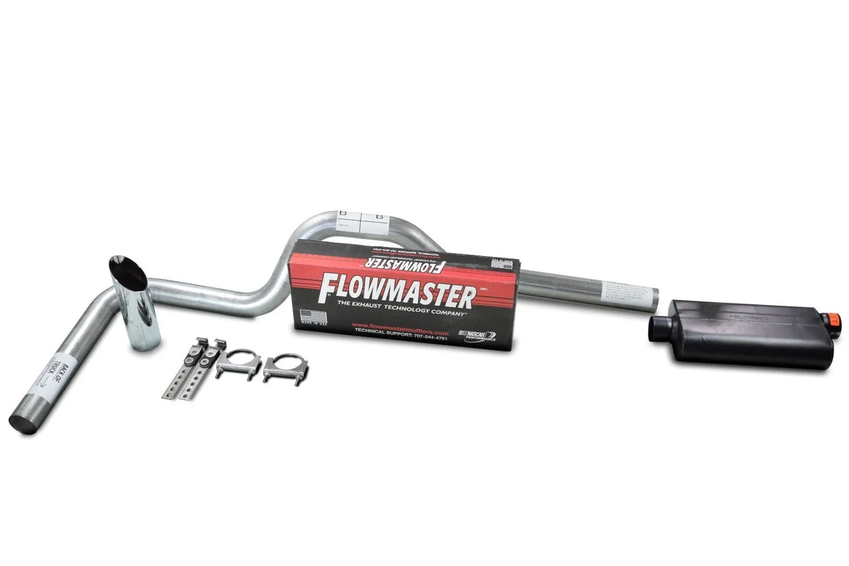 Single 3" Exhaust Kit for Ford F-150 (1998–2003) Flowmaster 50 Series Slash Tip