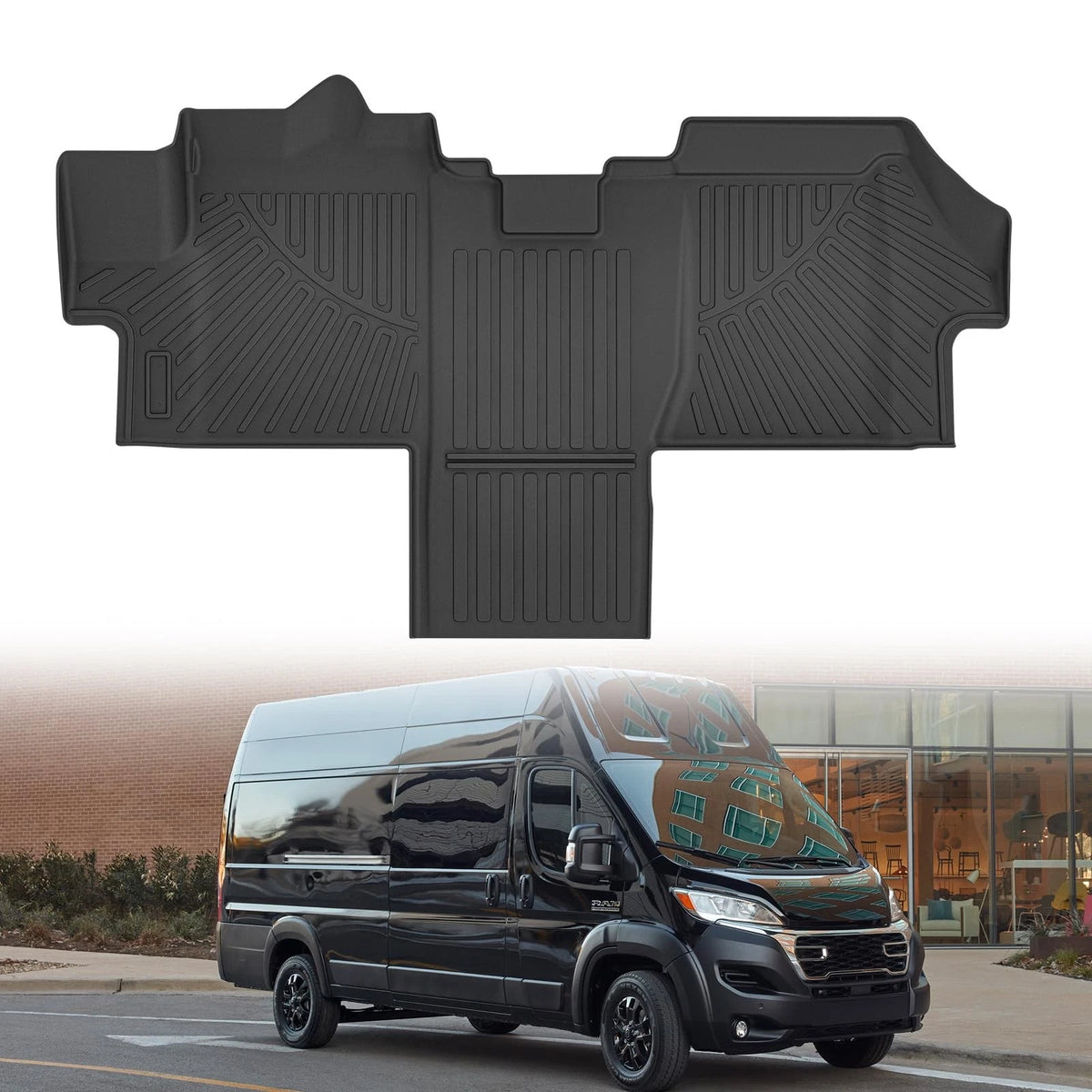 AllWeather Floor Mats for Dodge Ram Promaster 1500/2500/3500 (2018–2025)