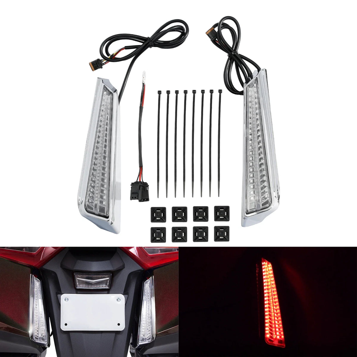 Rear LED Filler Panel Light for Honda Goldwing 1800 GL1800 (2018–2025)