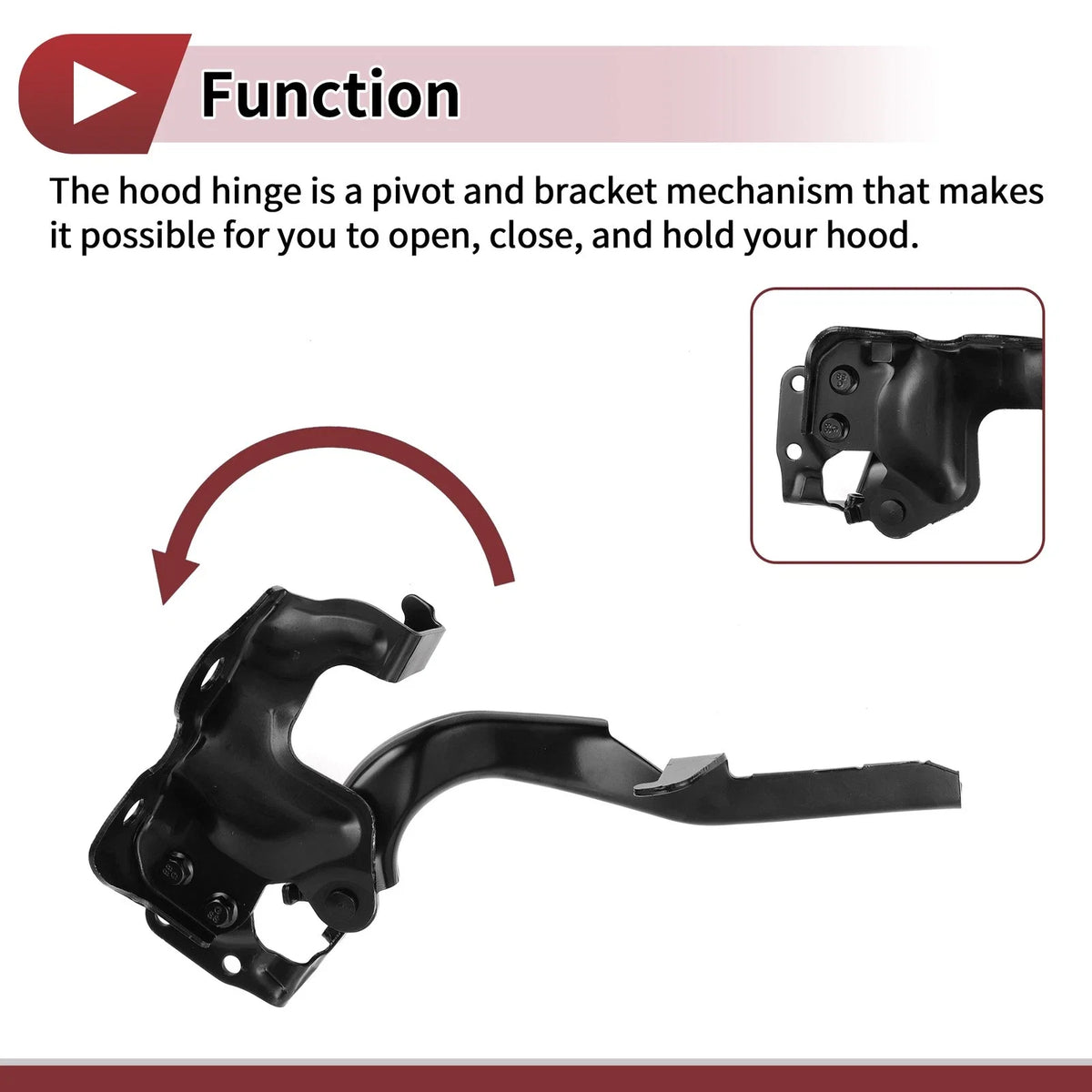 Hood Hinges for Lexus GX460 (2010–2021) 1 Pair No. 5341060080