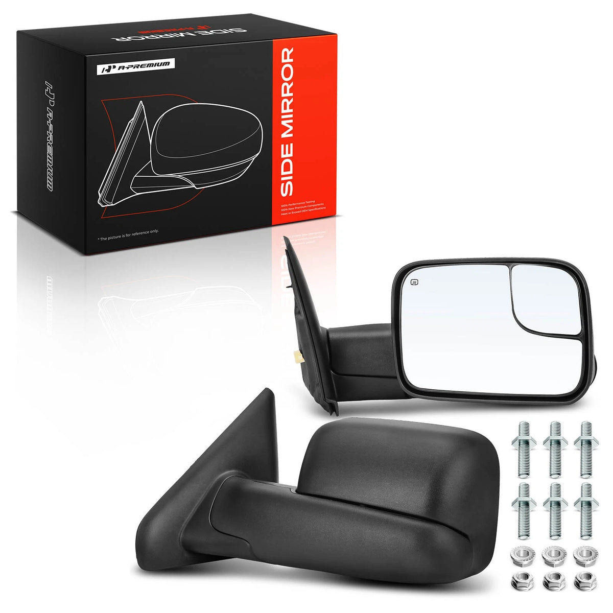 Pair Power Mirrors for Dodge Ram 2500 2003–2009, Ram 1500 2003–2009