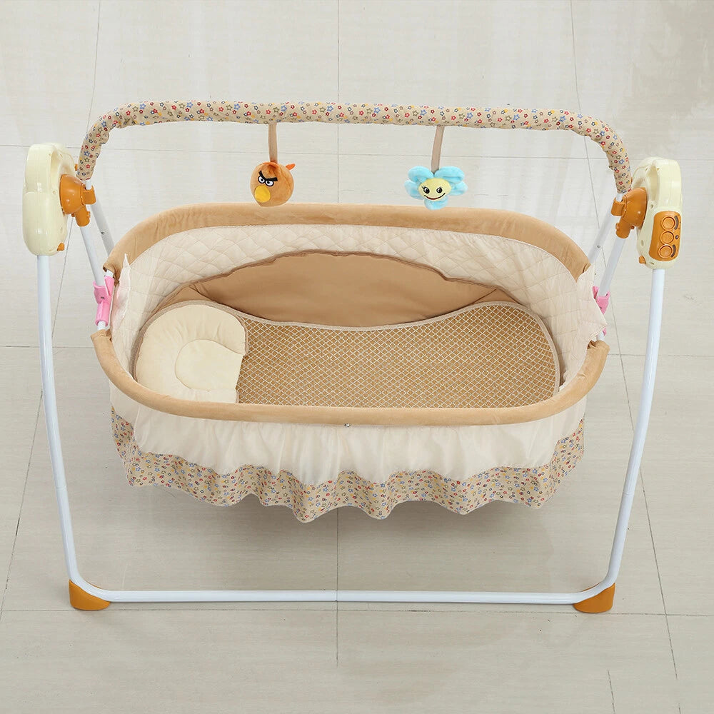 Portable Electric Bluetooth Baby Swing for Infant Bed (2019–2023)