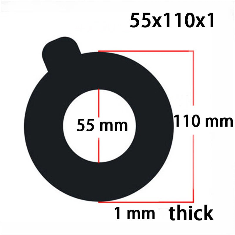 10pc Bucket Pin Shim Kit 55mm for Cat Bobcat Deere Komatsu