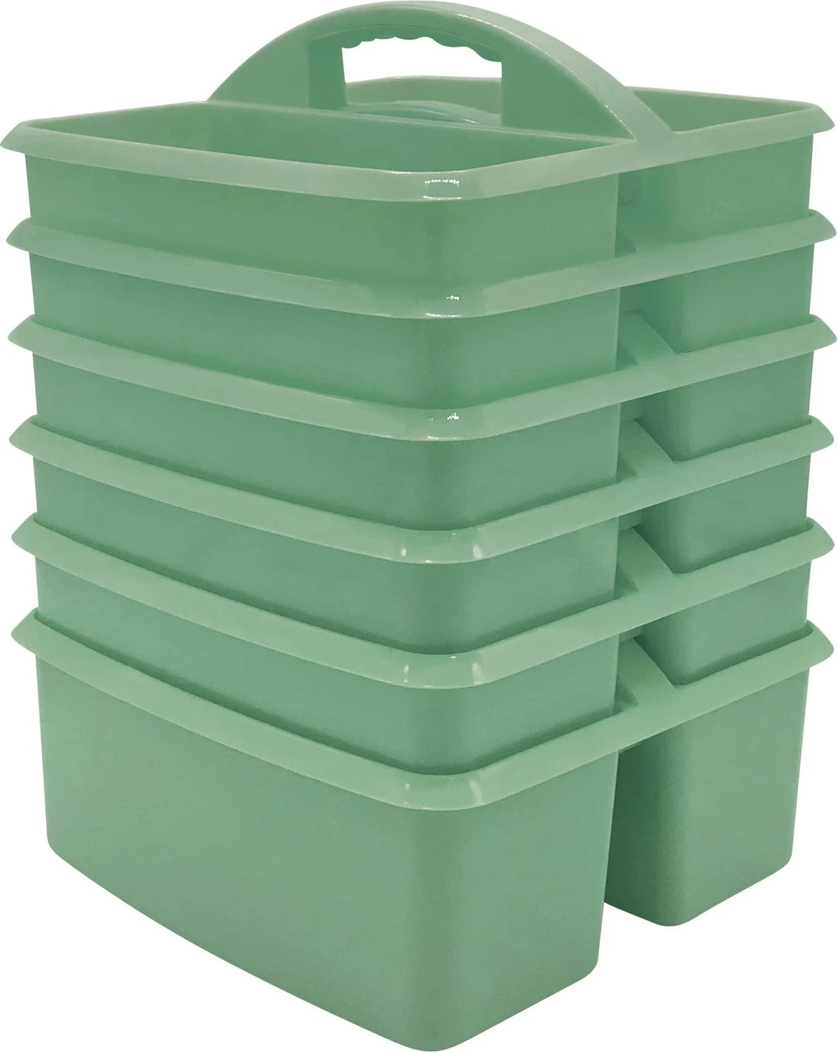 6-Pack Storage Caddy for Teacher Created Resources (Eucalyptus Green)