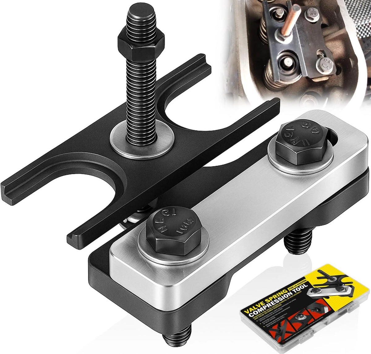 LS Valve Spring Compressor Tool for Chevrolet 4.8 5.3 5.7 6.0 6.2 (2000–2023)